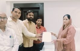 मृतक आश्रित कोटे में सफाई कर्मचारी को नियुक्ति पत्र