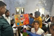 विकसित भारत की संकल्पना पर विद्यार्थियों ने सजाए रंग