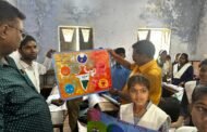 विकसित भारत की संकल्पना पर विद्यार्थियों ने सजाए रंग