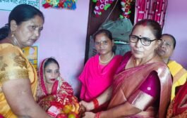  गोद भराई कार्यक्रम में स्वास्थ्य एवं पोषण के प्रति किया जागरूक