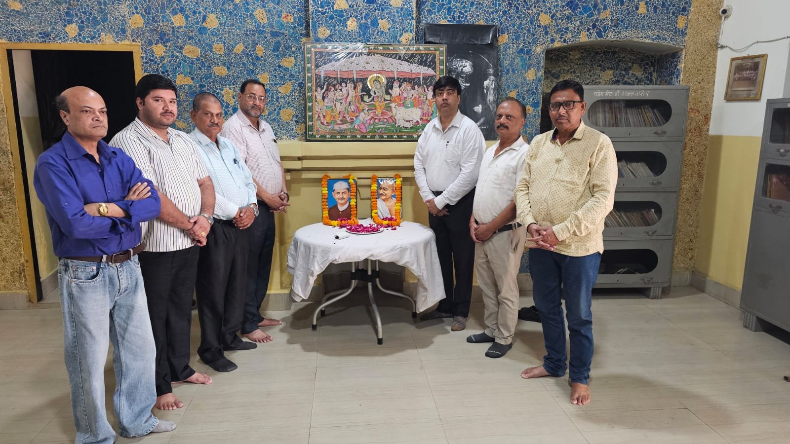 बदायूं क्लब में याद किए गए महात्मा गांधी और लाल बहादुर शास्त्री
